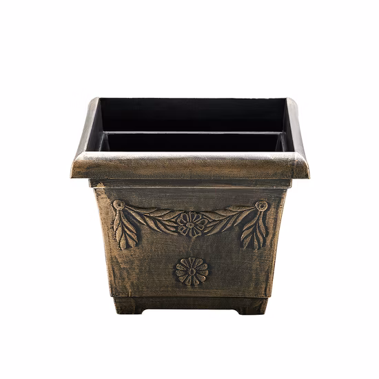 Vaso da fiori in plastica quadrato classico (KD4101-KD4102)